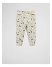 [Country Road] Organically Grown Cotton Fold Over Soft Pant in Butter Squirrel