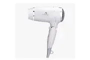 Dolphy 1800W Wall Mounted Hair Dryer - Hot & Cold Settings, Low Noise, Auto-Off Micro Switch, ABS Build - White Bathroom Hairdryer for Hotels & Homes