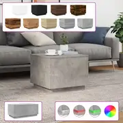 Coffee Table with LED Lights Side Sofa Couch Telephone Table Living Room vidaXL