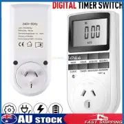 Digital Timer Switch Socket Electric Programmable Power 240V AU Plug Clock