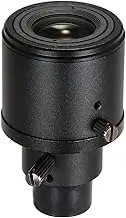 5.0MP Varifocal 6-22mm CCTV Lens, Manual Zoom/Focus, M12 Mount, IR Correction, Black