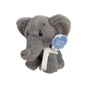 Aurora Precious Moments Tuk Elephant Stuffed Animal Plush NWT Gray 8"