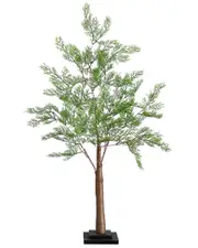Nearly Natural 3ft Lighted Artificial Cypress Tree with 120 Warm White LED Lights