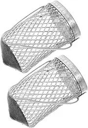 MOBUTOFU 2pcs Fish Trap Fishing Bait Trap Cage Fishing Feeder Bait Cage Fish Cage Fishing Bait Traps Bait Bowl Fishing Bait Holder Fishing Equipment Marine Bait Cage Fishing Lure Cage