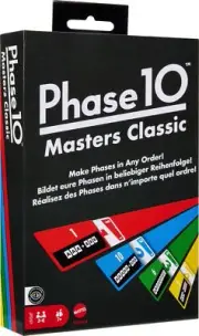 Phase 10 Masters Classic Card Game, Family Card Game Including 60 Phase Targe...