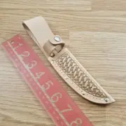 Sheaths Fits Up To 4" Fixed Knife Blade Brown Leather One Piece Construction