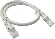 8Ware Cat6a UTP Snagless Ethernet Cable, Grey, 25cm Length