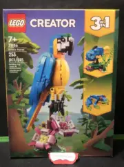 LEGO Creator 3 in 1 Exotic Parrot Frog & Fish 31136 Animal Model Building Kit