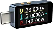 USB Voltage Tester - USB Digital Tester Multifunctional USB Load Tester - Practical Electrical Tester USB Tester Tool for Home Laboratory Workshop