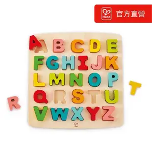 【德國Hape】手抓板認知拼圖(數字/英文字母可選)