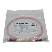 BlackBox FOCMP10-002M-LCLC-PK 6.5' 10-GbE FO Cable Plenum LC-LC Pink