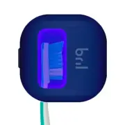 Bril UV-C Toothbrush Sanitizer, Portable Cleaner, Travel Cover, Magnetic Holder,