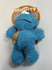 Tuffy Mighty Micro Fiber Ball Monster Dog Squeaker Toy Durable Floats M-L