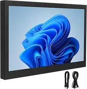 Portable Monitor 10in 1024x600 USB Headphone HD Multimedia Interface Dual Speakers External Display Laptop
