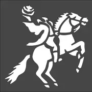 1- 8x8 inch Stencil, (VC-63) Headless Horseman (6mil)