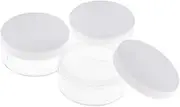 WEIMEI - 3X Empty Loose Powder Containers Compact Powder Puff Cover Blush Make Up Glasses - White, 7x3cm (Color : White, Size : 7x3cm)