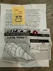 Hasbro ROC GI Joe The Rise Of Cobra Lava Pod Viper POD Sticker Sheet Decals