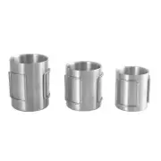 Stainless Steel Coffee Water Cups Folding Handle Portable Outdoor Camping Cups