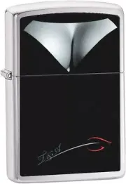 Zippo Brushed Chrome BS Decolletage 28273