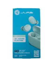 Jlab Gopop Wireless Earbuds Mint 35+ Hours Playtime w/ Charging Case Box/Retail