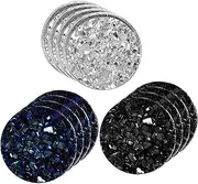 [TOGEVAL] 6 Pairs Magnetic Ear Clips Non Pierced Stylish Earrings for Women Includes and Decorative Clip Ear Studs for Casual and Formal Wear