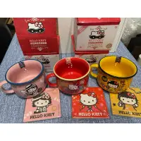 在飛比找蝦皮購物優惠-「7-11」HELLO KITTY 仿琺瑯造型杯碗組