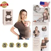 Soft Baby Wrap Carrier - Ideal for Newborns to Toddlers, Easy Tying Design