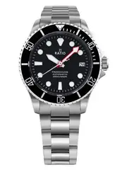 RATIO FreeDiver Sapphire Stainless Steel Black Dial Automatic RTF041 Mens Watch