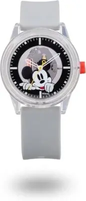 Citizen Q&Q Q & Q Smile Solar Watch Disney Collection Mickey Grey Window Women's