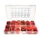Red Color Flat Washer Set of 600 Pcs with Assorted Sizes and Storage Case