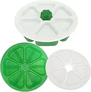 Triangle Sushi Mold DIY Onigiri Maker Sushi Mold Case 6 Cavity Onigiri Rice Ball Maker Mold 6 in 1 Onigiri Mold NonStick Rice Ball Presses Mold Able to Make up to 6 Triangular Sushi at The Same Time
