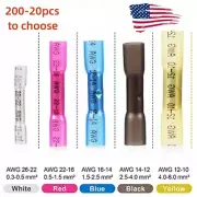Waterproof Heat Shrink Butt Connectors Marine Crimp Wire Terminals Splice