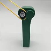 Zip String Rope Launcher Loop Lasso String Toy Loop Lasso String Shooter Handheld Rope Launcher Toy Propeller Thruster for Kids Adults (Color : Green)