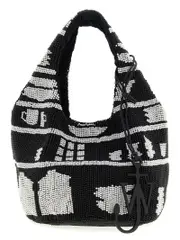 [J.W. Anderson] J. W. Anderson-Beaded Tote Bianco/Nero-Donna OS