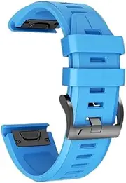 [ISOUDE] 22 26mm Smart Watch Band Sport Silicone Quick Release Replacement Strap for Garmin Fenix 7 7X 6 6X Pro 5 5X 3 HR 935 Wristband