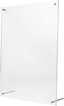 GETAJGHSD Acrylic Certificate Stand Photo Display Frame Office Picture Frame A4 Size Wall or Desktop Mount