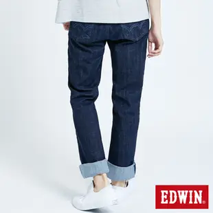 EDWIN FLEX高腰直筒牛仔褲(原藍色)-男款