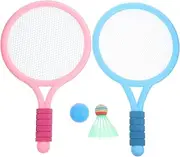 ibasenice 1Set Badminton Racket of Rackets with Balls for Outdoor Family Fun Durable Sports for Boys for Parent Interaction and Beginners