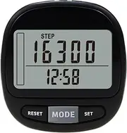 Step Counter Pedometer Monitor Steps Calories Distance Miles Goals Walking Activity Tracker with Easy-to-Read Display
