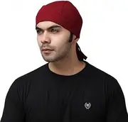Sweat Wicking Doo Rag Skull Caps Beanie-Cooling Dew Rag Helmet Liner Hat Motorcycle Head Wrap Bandana for Men