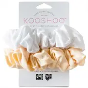 Kooshoo Organic Cotton Scrunchies - Natural Light