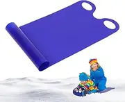 Roll Up Sled,Snow Sled Mat,Children High Speed Snow Sled,Rolling Winter Winter Snow Sled,Lightweight Roll Up Snow Sled for Beach Snow Grass Sand