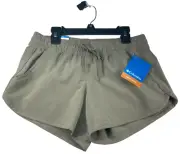 Columbia Workout Shorts Womens size XS Tan Light Brown Bogata Bay Stretch New