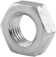 Allstar Jam Nut 7/16-20 in Left Hand Thread Aluminum Natural Set of 4 18277