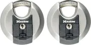 Master Lock - Excell Stainless Steel Discus 70mm Padlock Keyed Alike x 2