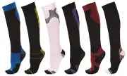 Unisex Knee High Athletic Compression Socks Women 15-20 mmHg