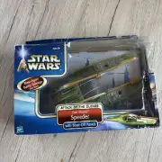Star Wars Attack of The Clones Zam Wesell Speeder 2002 Hasbro Brand New As Is