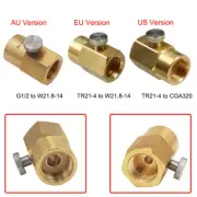 For CO2 Cylinder Refill Adapter TR21-4 to CGA320 Connector TR21-4 to W21.8-14