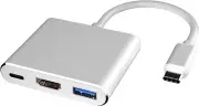 USB C Hub Type C Splitter Multiport Adapter 4K USB 3.0 Port 100W Charging Port