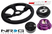 NRG 320mm Pilota Leather BK IN steering wheel 190H Hub Gen2.5 PP Release Lock LB